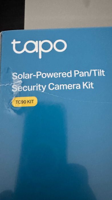 Câmara de Segurança Inteligente TP-Link TC90 KIT | Wi-Fi Exterior + Painel Solar