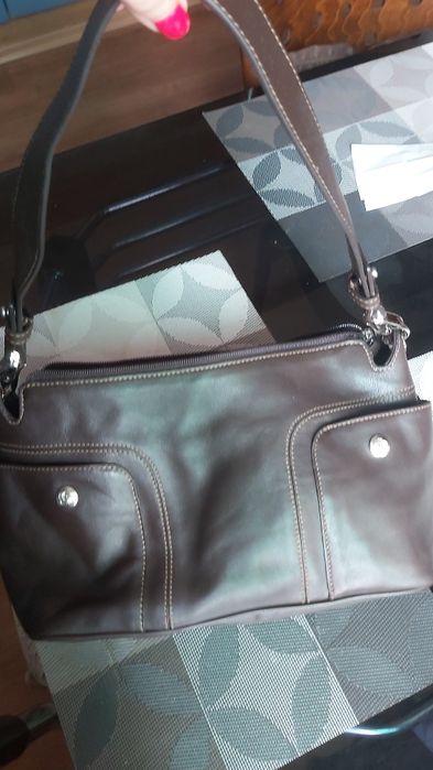 Сумка кожаная samsonite