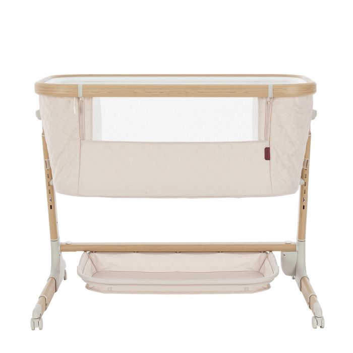 Приставне ліжечко - заколисуючий центр 2в1 Carrello Prima CRL-16503 з Bluetooth Honey Beige