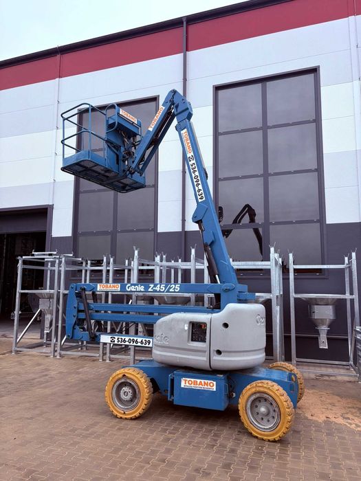 WYNAJEM Zwyżki podnośniki przegubowe koszowe teleskopowe nożycowe