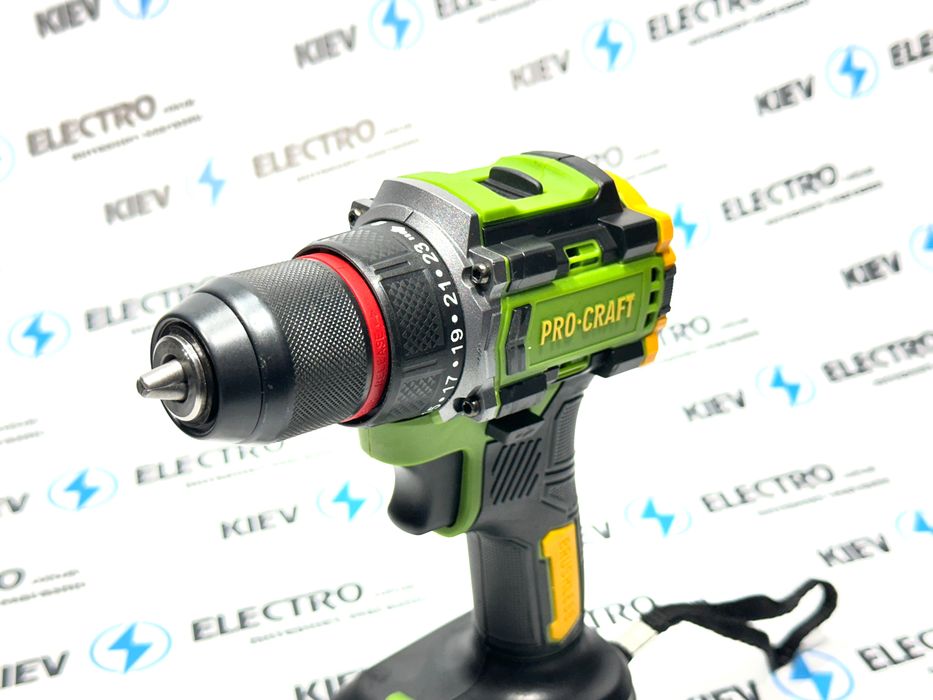 Бесщеточный шуруповерт Procraft PA18LiPro Цены комплектов в описании