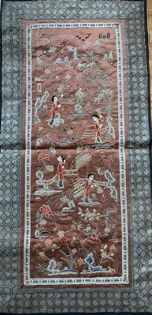 Bordados em seda chineses