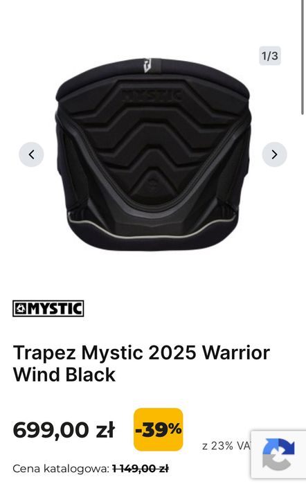 Trapez Mystic 2025 Warrior Wind Black