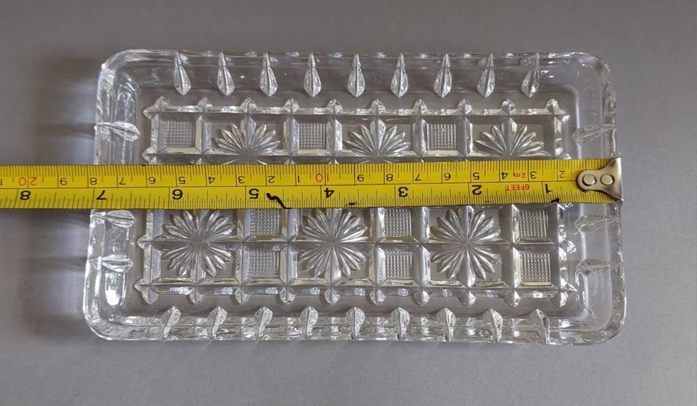 Kryształ. Taca/talerz do serwowania.