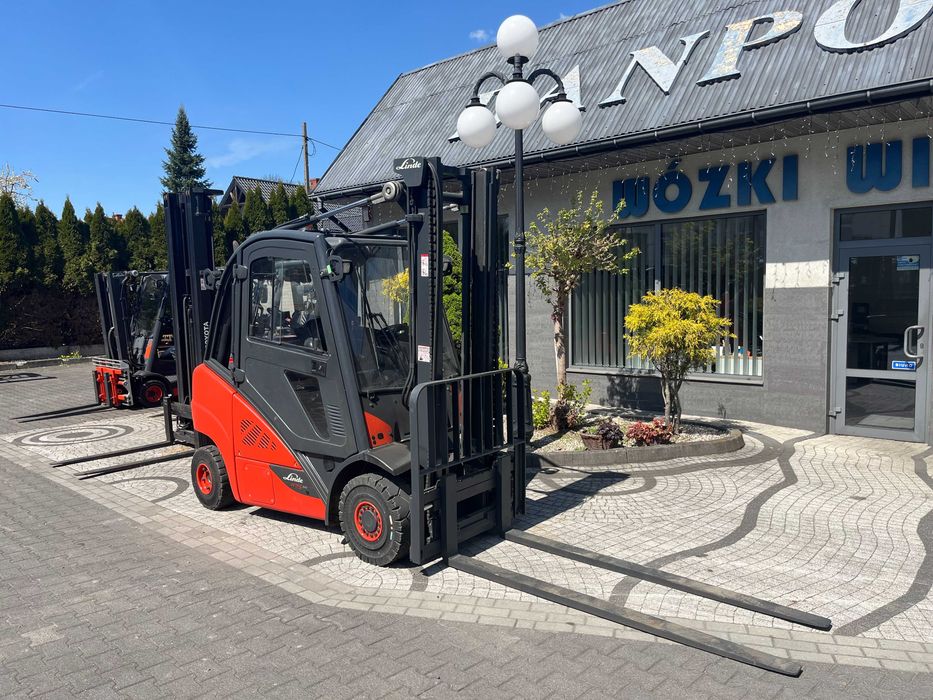 Wózek widłowy LINDE H25T duplex pełna kabina widlak 392 2,5t