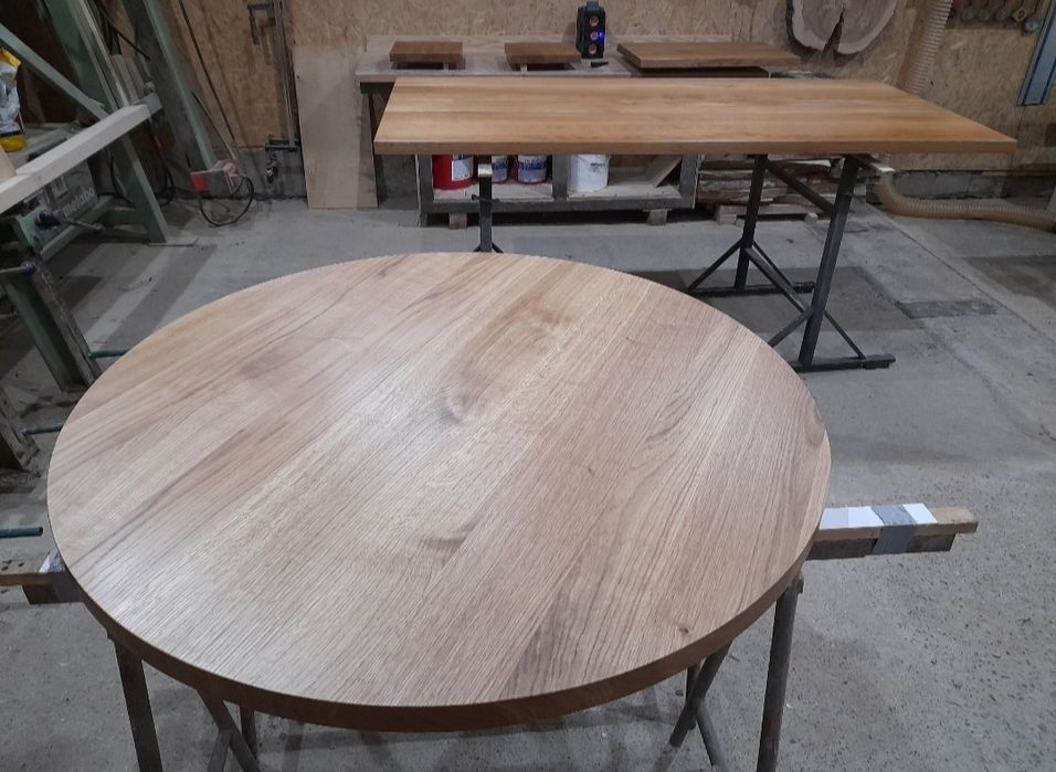 Blat dębowy okrągły