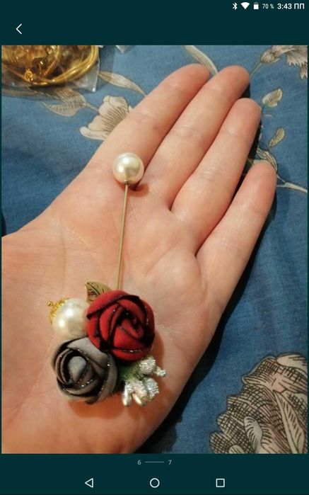 Продам бижутерию: Броши, браслет, заколки