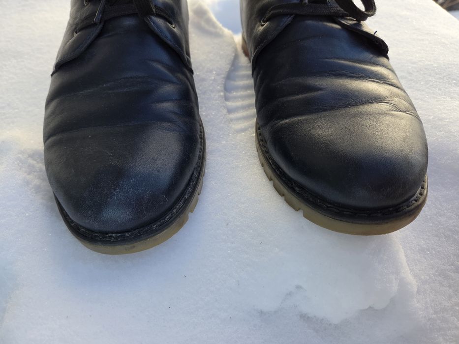 Зимові шкіряні чоловічі ботинки