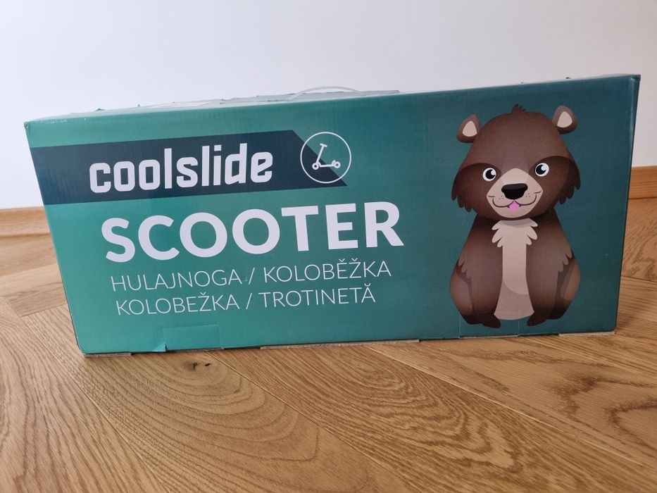 Hulajnoga coolslide dziecięca z niedżwiedziem