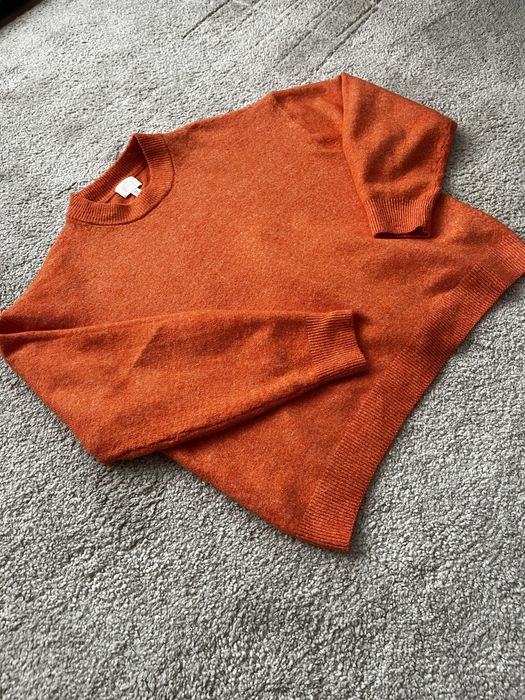 Pomarańczowy sweter H&M M
