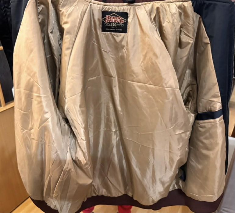 Kurtka męska bomber flek flyers Harley-Davidson XL czarna