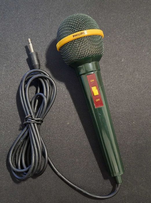 Microfone Philips SBC 3012 - Anos 80