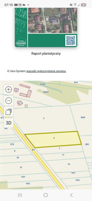 Działka budowlana 72 ary + prywatny LAS 1,07 ha | Tuliszków - Dryja - Widok 3
