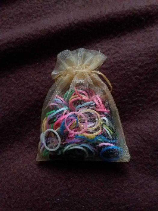 Kolorowe gumki do warkoczyków 173 sztuki