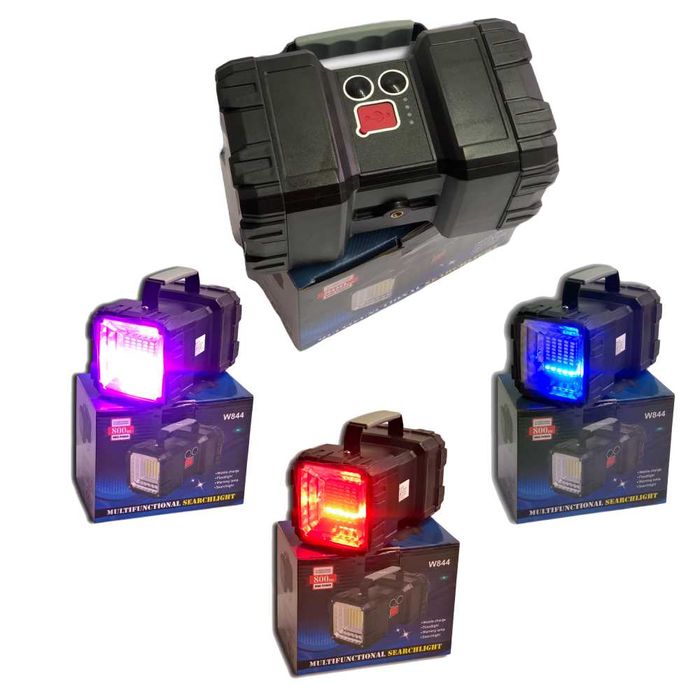 Ліхтар W844 прожектор акумуляторний потужний 1200 lm LED USB Powerbank