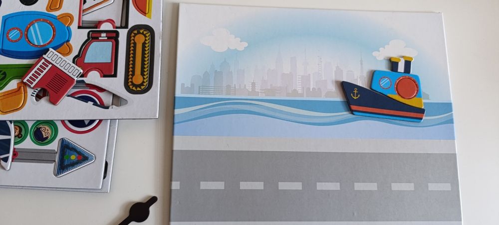 Klocki magnetyczne*58 szt.*bdb