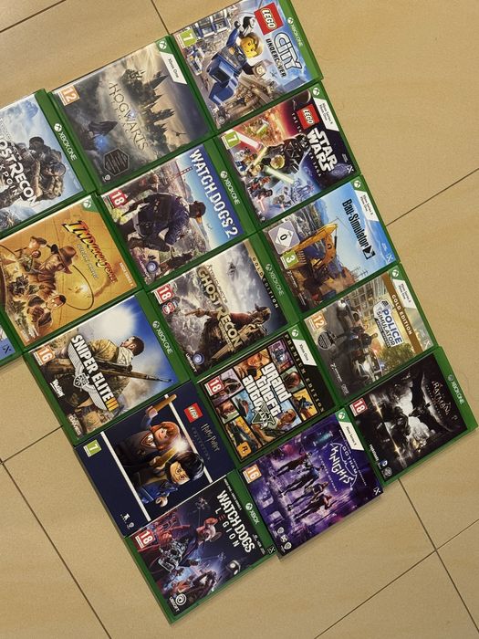 Zestaw 17 gier xbox one/series x