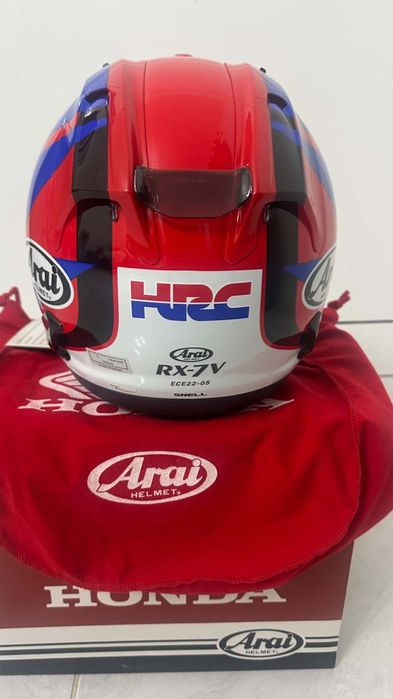 Capacete Arai RX-7V Honda HRC GP RED