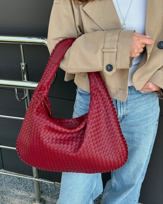 Сумка плетена шопер