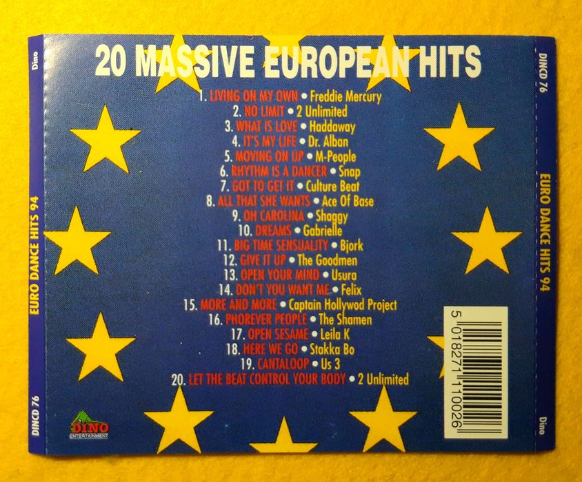 Energy Rush (Euro Dance Hits 94) CD, 1994