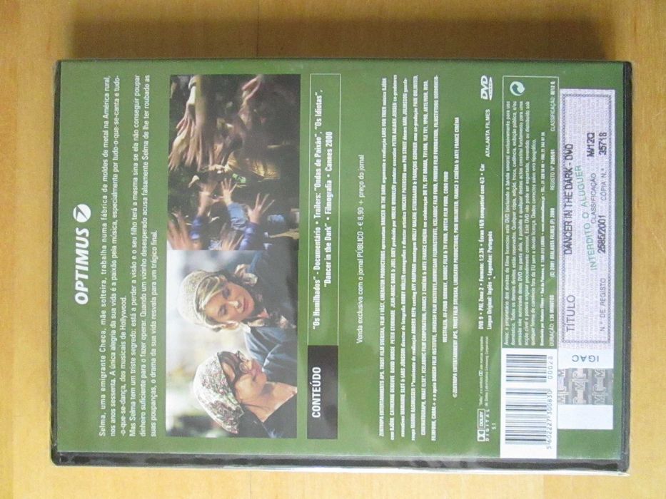 DVD Dancer In The Dark, de Lars von Trier, com Catherine Deneuve, Björk