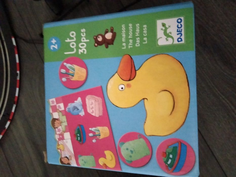 Brinquedo loto a casa