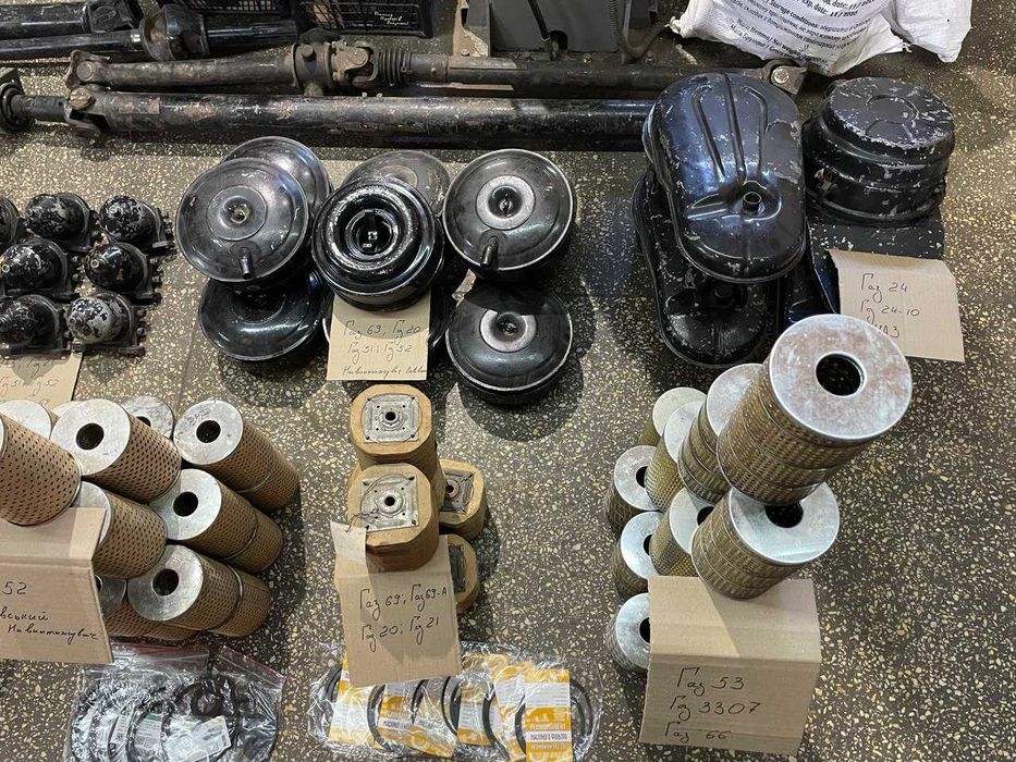 Фільтри масляні, бензинові, повітряні Газ 51, Газ 52, Газ 63, Газ 69