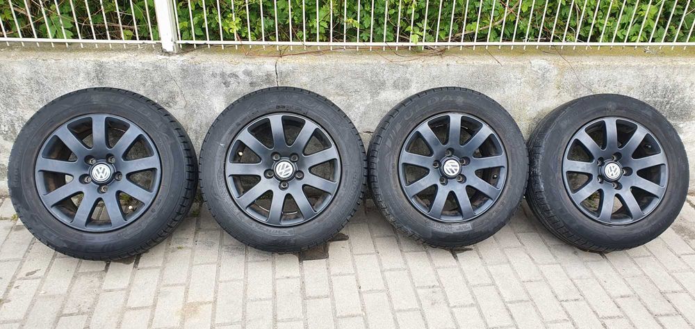 Alufelgi 15 z oponami letnimi, VW Passat i inne ET37