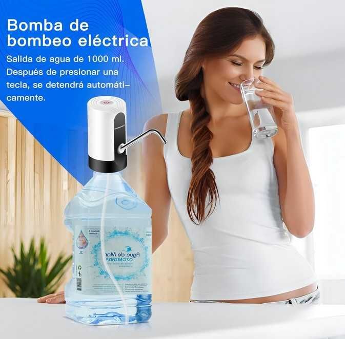 Dispensador de Agua Garrafão de 5 a 20L, Bomba de Agua Eletrica