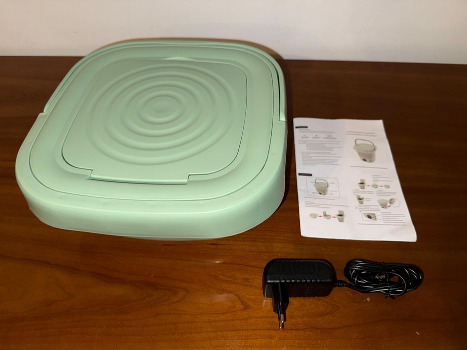 Máquina de Lavar Dobrável Portátil – Compacta e Prática!