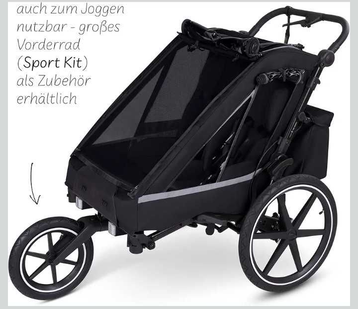 ABC design tour przyczepka rowerowa 3w1