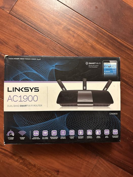 Smart роутер linksys ac1900
