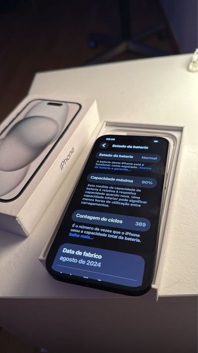iPhone 15 128GB Preto – Excelente estado