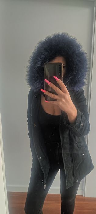 Casaco Tiffosi Preto / Azulão – Tam XS – pouco uso