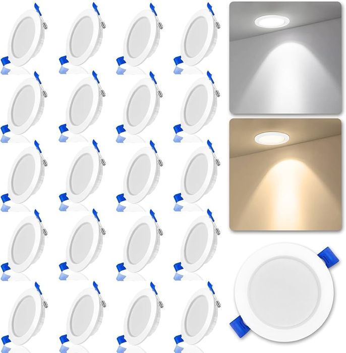 Caixa com 20 lâmpadas spot