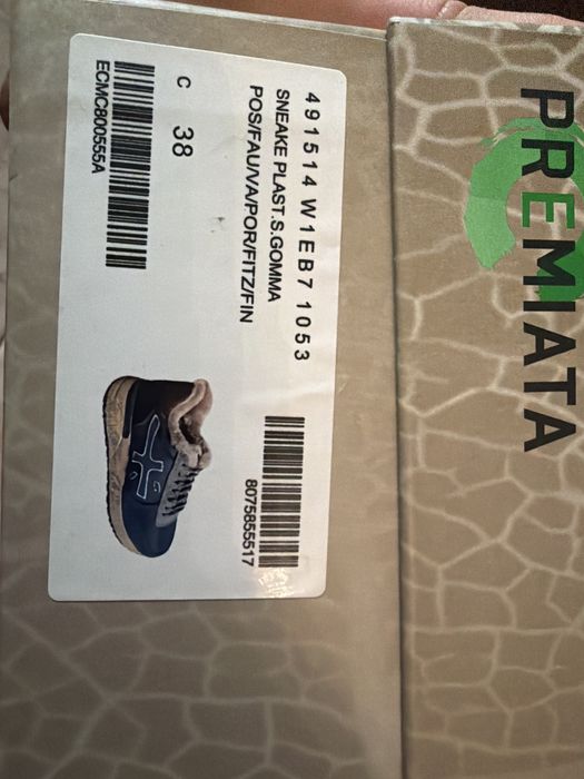 Кросівки premiata жіночі на хутрі