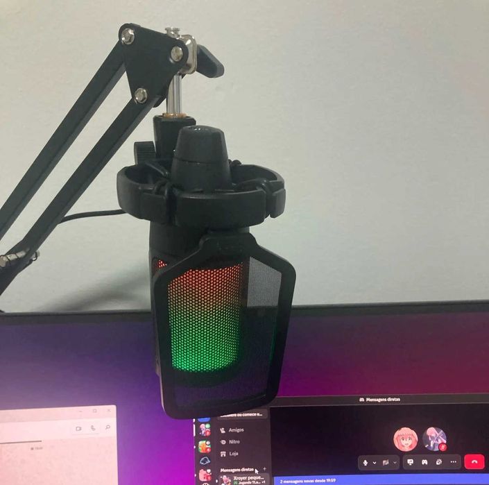 Микрофон комплект FIFINE USB Microphone Kit A6T мікрофон, подсветка