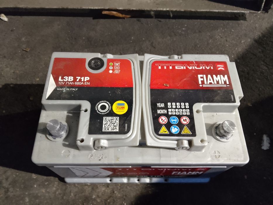 Akumulator Fiam Tytaniumm 71ah 680a Sprawny naladowany