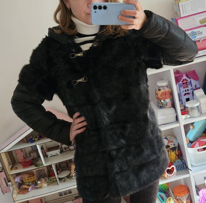 Норкова шуба-жилет