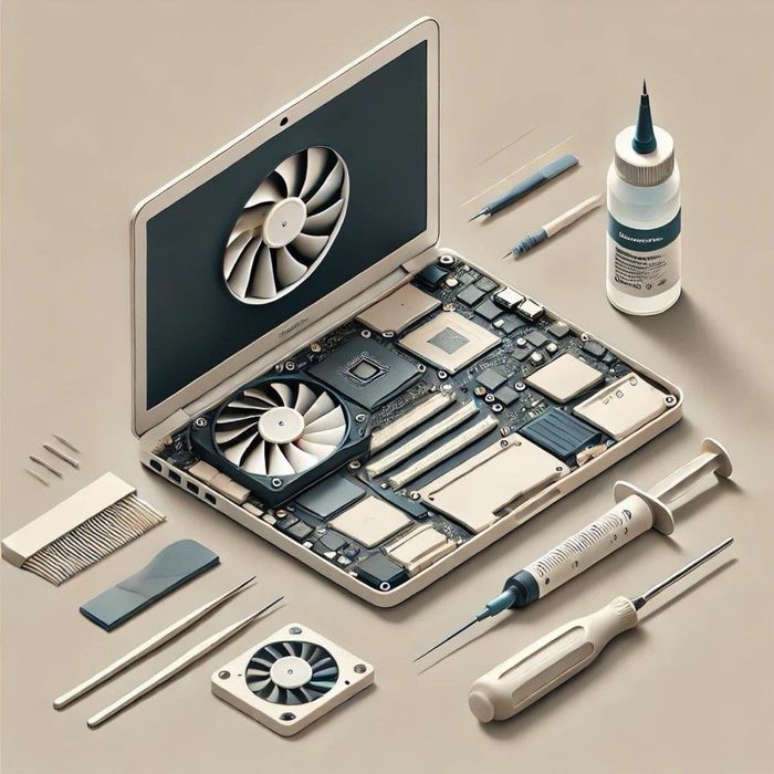 Заміна термопасти та чистка ноутбука від пилу