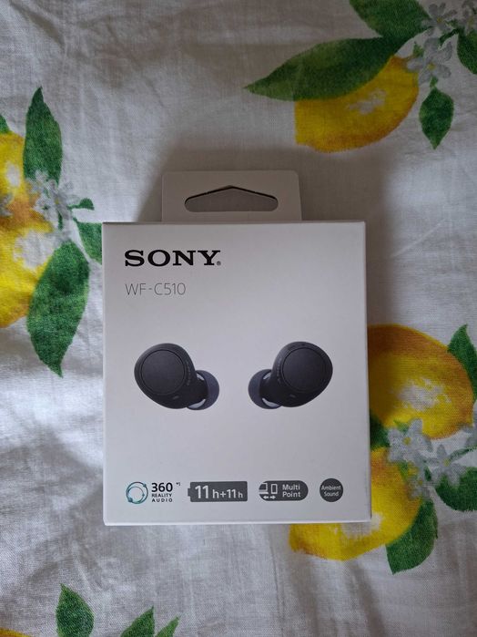 Nowe słuchawki SONY WF-C510 czarne