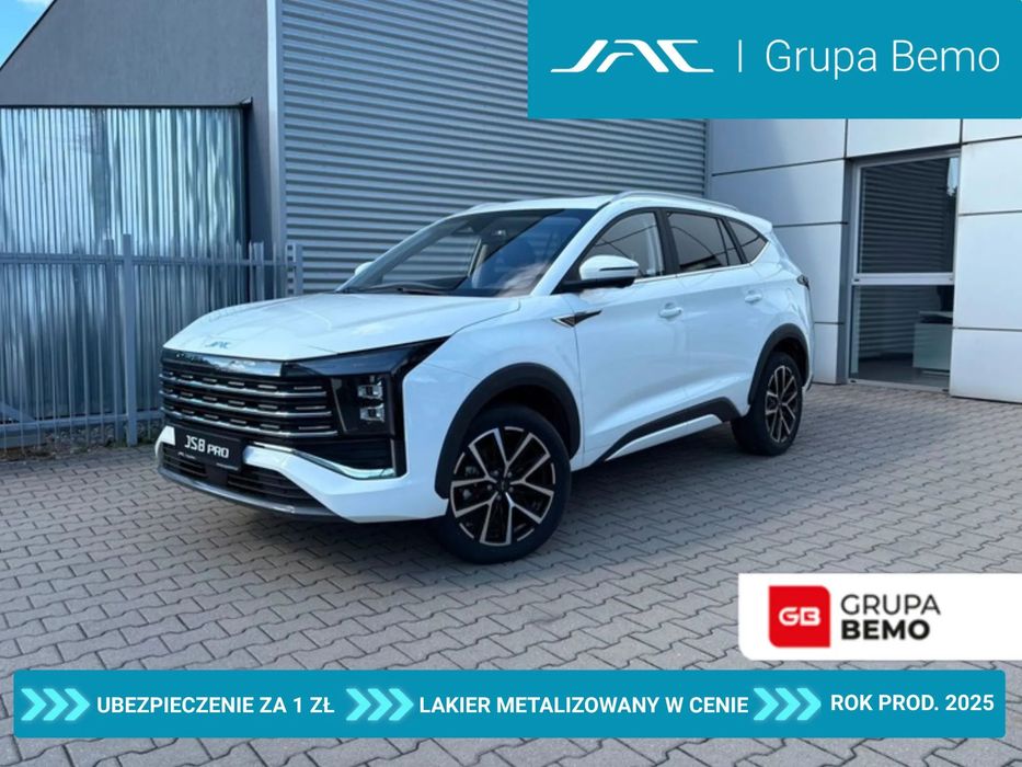 JAC JS8 SUV 2026 1.5T 175 KM DCT | Nowy | Automat 7DCT | LED | Kamera 360 |