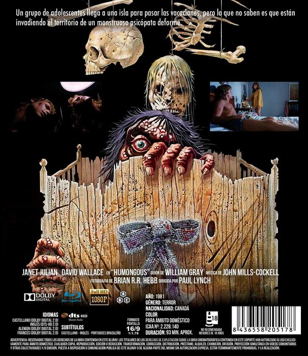 Humongous/A Ilha dos Cães (Blu-Ray)-Legendado em Brasileiro