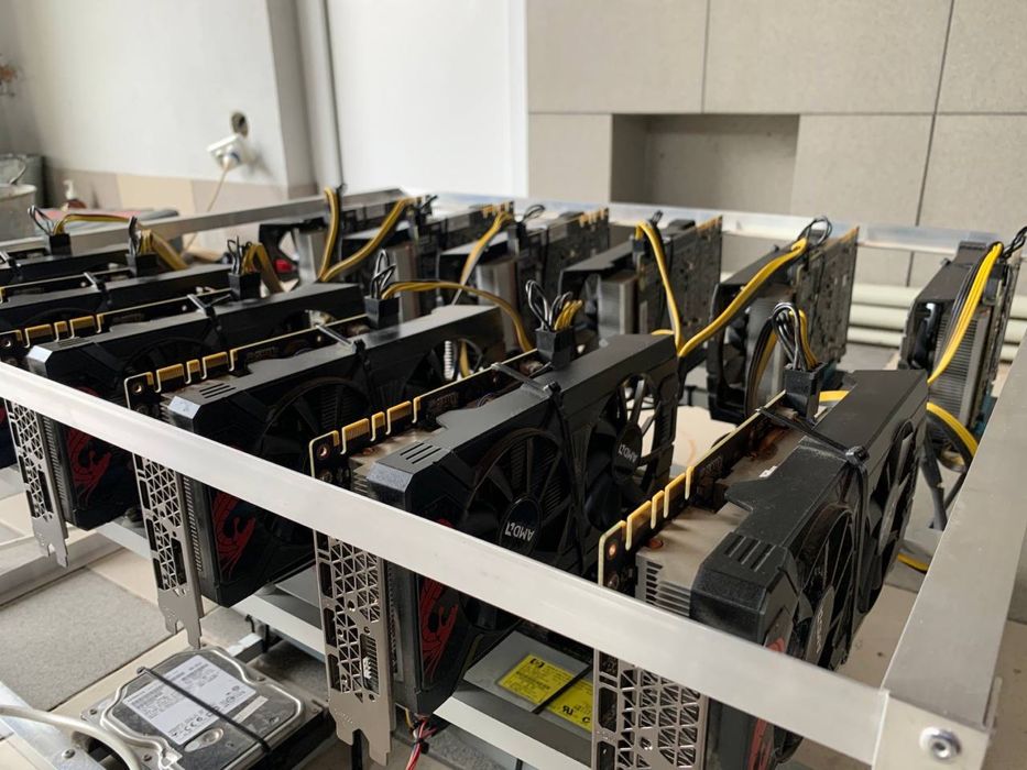 Ферма криптоферма 12 nvidia p104-100 8gb | 3060 3080 ethereum