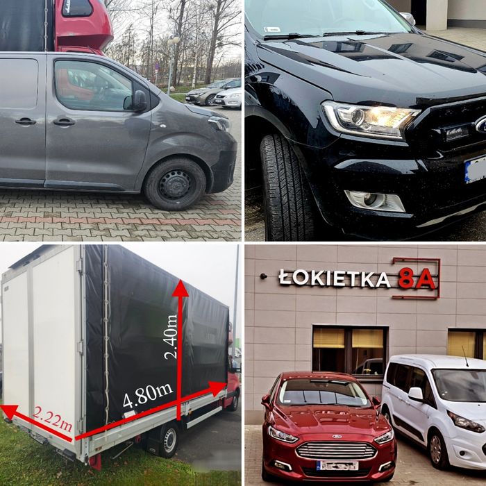 WYNAJEM Wypożyczalnia samochodów aut osobowych busa blaszak plandeki