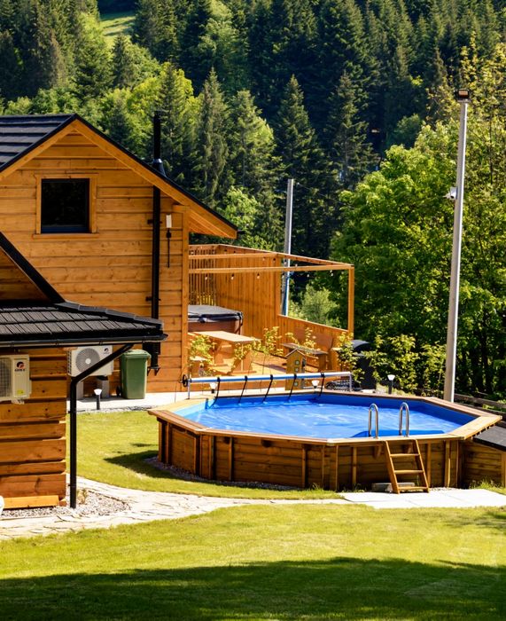 Luksusowy domek dla 6 osób w Beskidach! Prywatne jacuzzi, sauna, basen