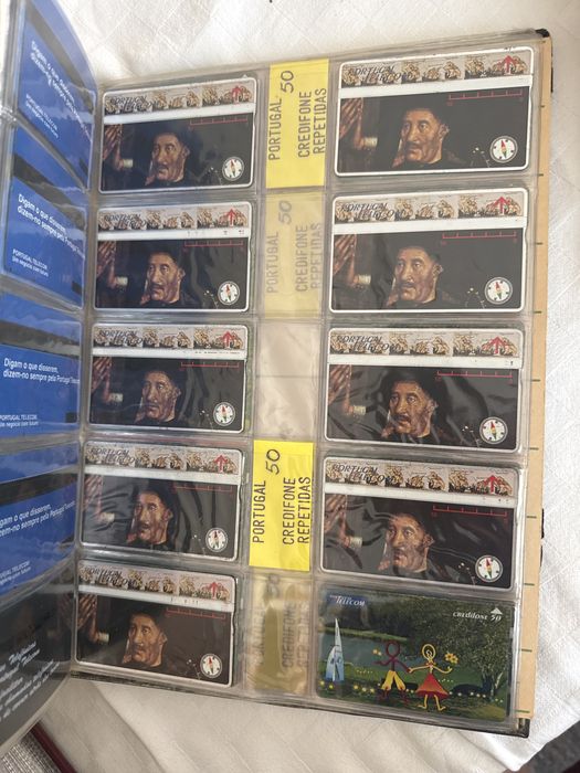 750 cartoes telefonicos antigos