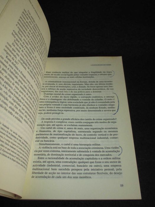 Livro Os Senhores do Crime Jean Ziegler
