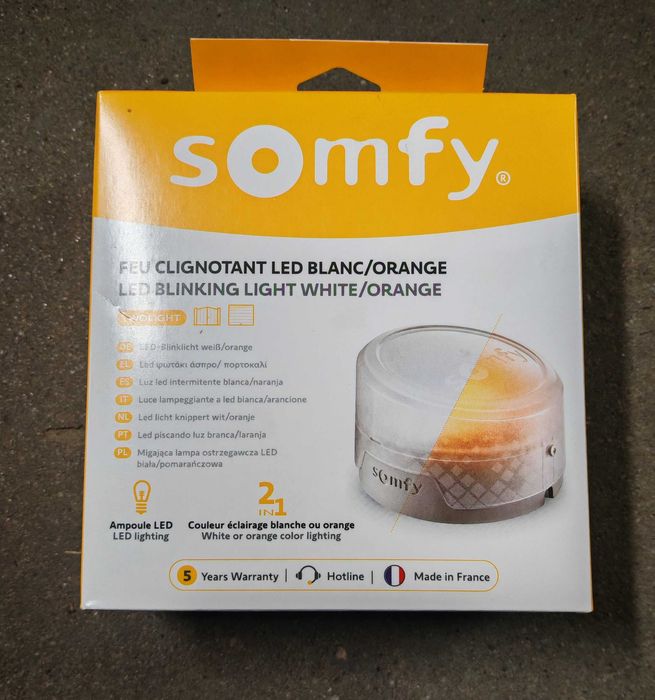 SOMFY – lampa ostrzegawcza Led brama garaż