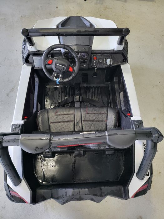 Jipe eletrico 2x12v 4x4 utv-ms branco